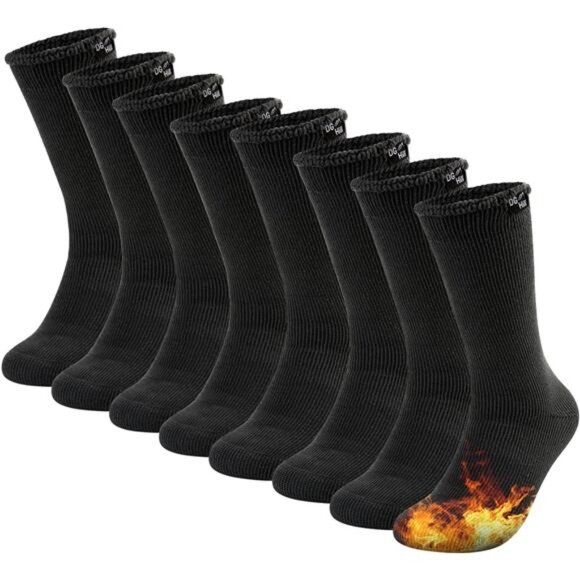 4 Pairs Men's Winter Thermal Socks Insulated Sock Heated Socks